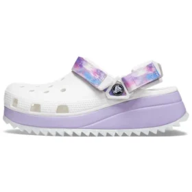 Klasyczne, codzienne sandały unisex w kolorze białym i fioletowym „White Purple”