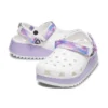 Klasyczne, codzienne sandały unisex w kolorze białym i fioletowym „White Purple”
