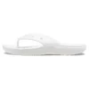 Klasyczne Crocs Classic Flip Casual Japonki – unisex, białe