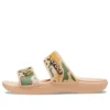 Klasyczne Crocs z nadrukiem w kamuflażu „Tan Green”
