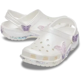 Klasyczne dziecięce chodaki Butterfly Sparkle Shaker