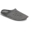 Klasyczne kapcie codzienne z grubą podeszwą, zapewniające ciepło, unisex, szare