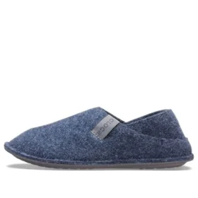 Klasyczne kapcie z miękką podeszwą, unisex, niebieskie
