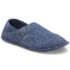 Klasyczne kapcie z miękką podeszwą, unisex, niebieskie