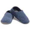 Klasyczne kapcie z miękką podeszwą, unisex, niebieskie