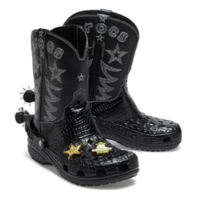 Klasyczne kowbojskie botki „Black”