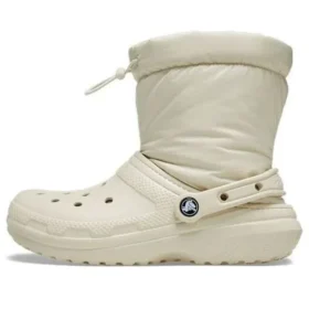 Klasyczne, ocieplane botki i kozaki Neo Puff „Beige”