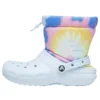 Klasyczne, ocieplane botki Neo Puff „Tie-Dye Mineral Blue”
