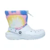 Klasyczne, ocieplane botki Neo Puff „Tie-Dye Mineral Blue”