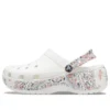 Klasyczne Platform Clog Americana Paisley „White”