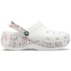 Klasyczne Platform Clog Americana Paisley „White”