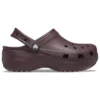 Klasyczne Platform Clogs „Dark Cherry”