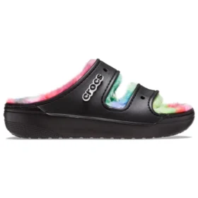 Klasyczne sandały Cozzzy barwione natryskowo „Black Multi”