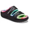Klasyczne sandały Cozzzy barwione natryskowo „Black Multi”