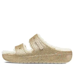 Klasyczne sandały Cozzzy Glitter „Multi Gold”