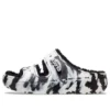 Klasyczne sandały Cozzzy Marbled „Black White”