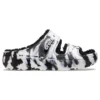 Klasyczne sandały Cozzzy Marbled „Black White”