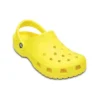 Klasyczne sandały Crocs Beach unisex w jaskrawożółtym kolorze
