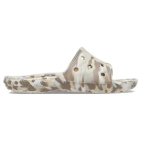 Klasyczne sandały marbled „White Brown”