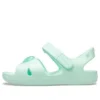 Klasyczne sandały z krzyżującymi się paskami „Mint Green”