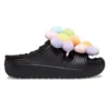 Klasyczne, wygodne chodaki Daisy „Black Multi”