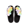 Klasyczne, wygodne chodaki Daisy „Black Multi”