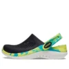LiteRide 360 Marbled Chodaki „Black Green Aqua”