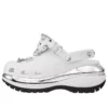 Mega Crush Clog „White Silver”
