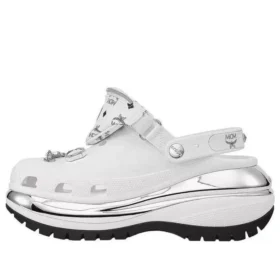 Mega Crush Clog „White Silver”