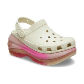 Mega Crush Color Dip Clog „White Pink”