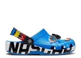Nascar x Classic Clog Kids „Bright Cobalt”