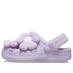 Pasek Baya Lined Fuzz na Singles Day „Purple White”