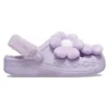 Pasek Baya Lined Fuzz na Singles Day „Purple White”