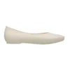 Płaskie buty Brooklyn z zaostrzonym czubkiem „Cream White”