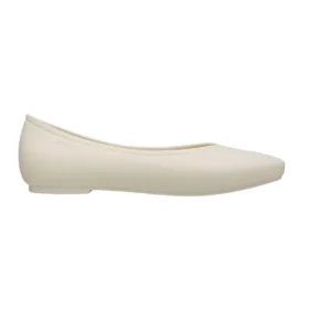 Płaskie buty Brooklyn z zaostrzonym czubkiem „Cream White”