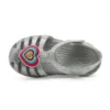 Płaskie buty Isabella Glitter „Grey Silver”