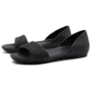 Płaskie buty Lina Embellished D’Orsay „czarne”
