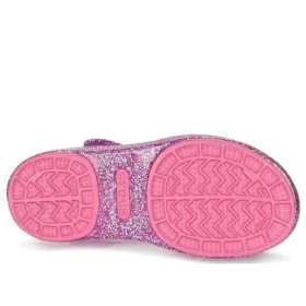 Płaskie sandały Isabella Glitter „Purple Pink”