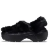 Pikowane chodaki Stomp „Black”