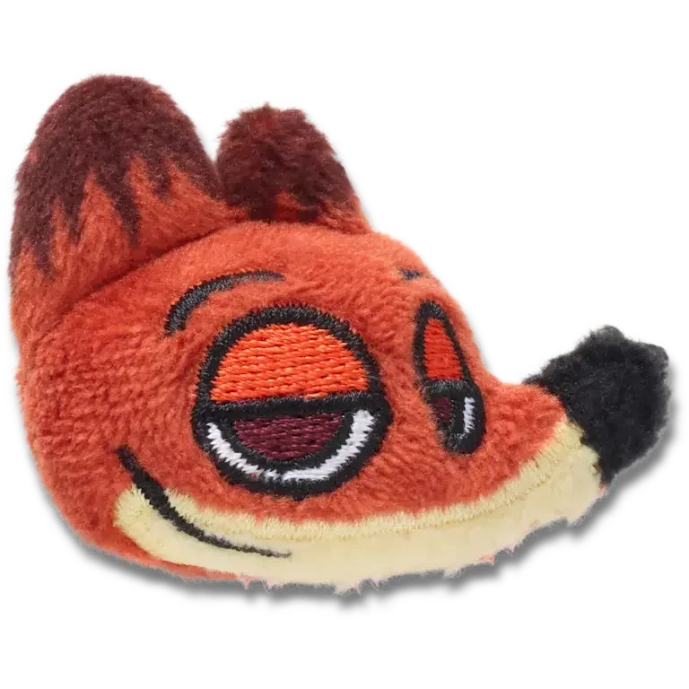 Pluszowa przypinka do butów Nick Wilde z filmu „Zootopia 2” Pluszowa przypinka do butów Nick Wilde z filmu „Zootopia 2”