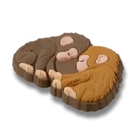 Przypinka do butów „Punch the Monkey and His Bestie” z serii Jibbitz