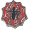 Przypinki do butów Jibbitz z logo Spider-Mana i motywem pajęczyny