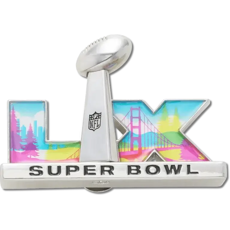 Przypinki do butów NFL Super Bowl LX Jibbitz Przypinki do butów NFL Super Bowl LX Jibbitz