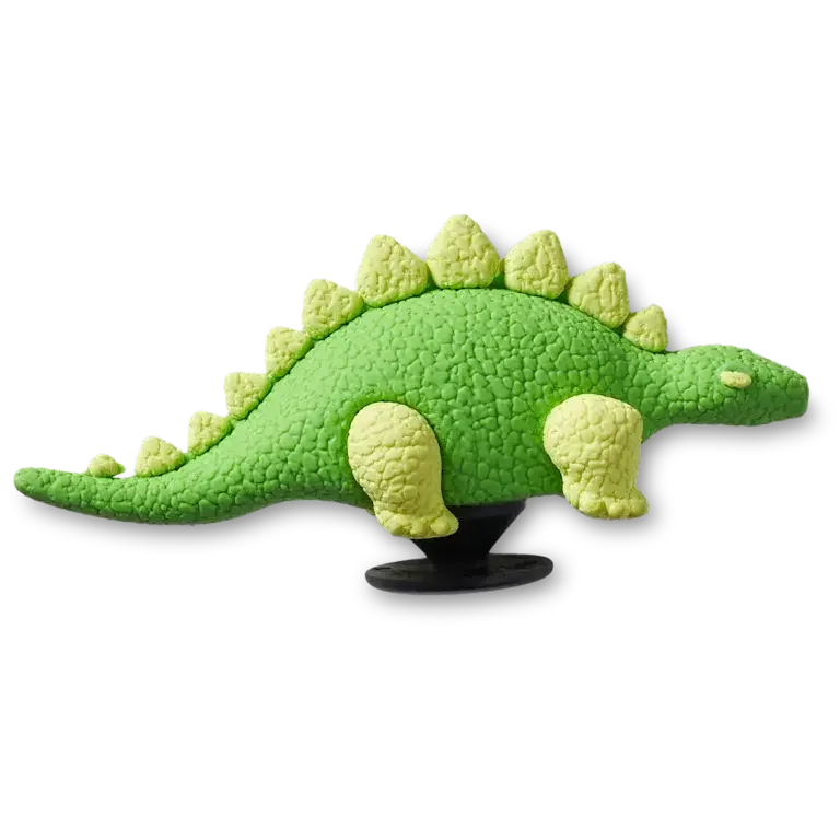 Przypinki Jibbitz™ 3D – zielony dinozaur z łuskami Przypinki Jibbitz™ 3D – zielony dinozaur z łuskami