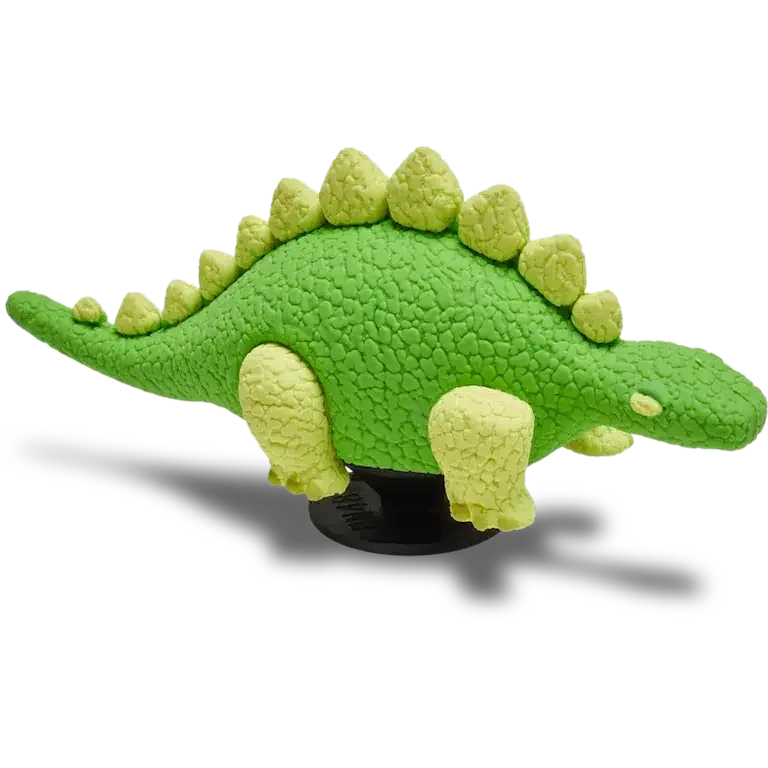 Przypinki Jibbitz™ 3D – zielony dinozaur z łuskami Przypinki Jibbitz™ 3D – zielony dinozaur z łuskami