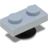 Przypinki Jibbitz™ 4Lw Lt Grey Tile 1X2