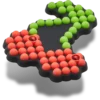 Przypinki Jibbitz „Beaded Cherry”