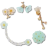 Przypinki Jibbitz™ „Blue Dainty Floral” – zestaw 5 sztuk Przypinki Jibbitz™ „Blue Dainty Floral” – zestaw 5 sztuk