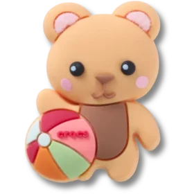 Przypinki Jibbitz™ „Cutie Beach Bear”
