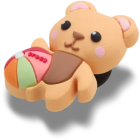 Przypinki Jibbitz™ „Cutie Beach Bear”